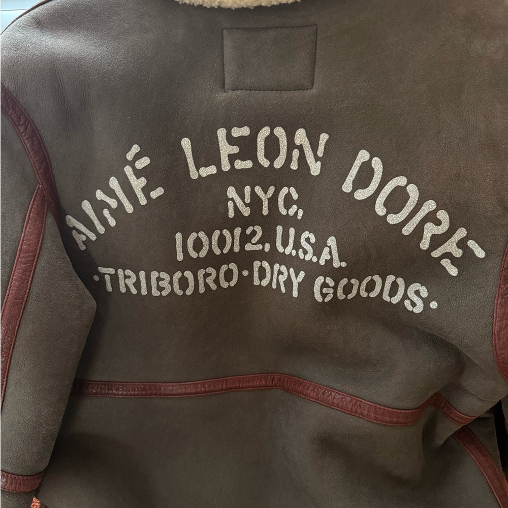 Aime Leon Dore Printed shearling jacket - Picture 6 of 9